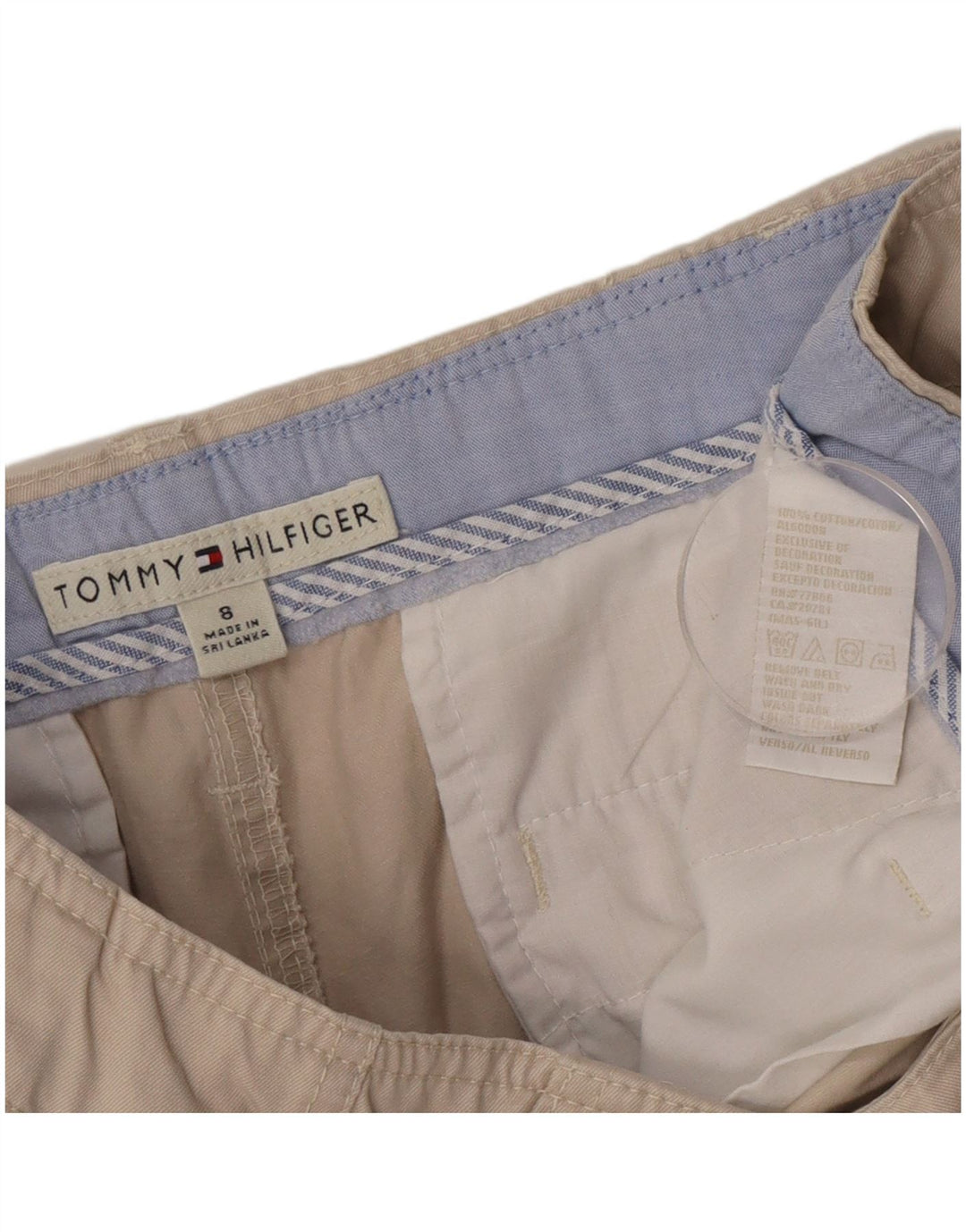 Tommy Hilfiger Γυναικείο Σορτς Chino US 8 Medium W30 Μπεζ βαμβακερό