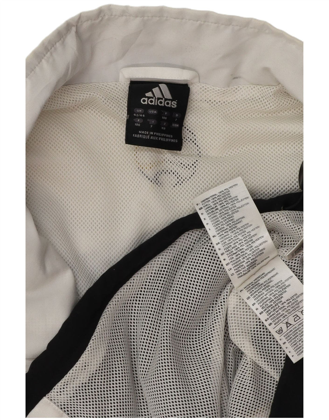 Ανδρική φόρμα Adidas Top Jacket UK 42/43 Large Black Colourblock Polyester