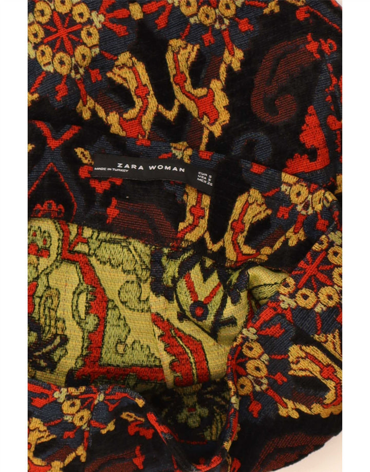Zara Γυναικεία Μίνι Φούστα Μικρή W26 Πολύχρωμη Paisley Ακρυλική