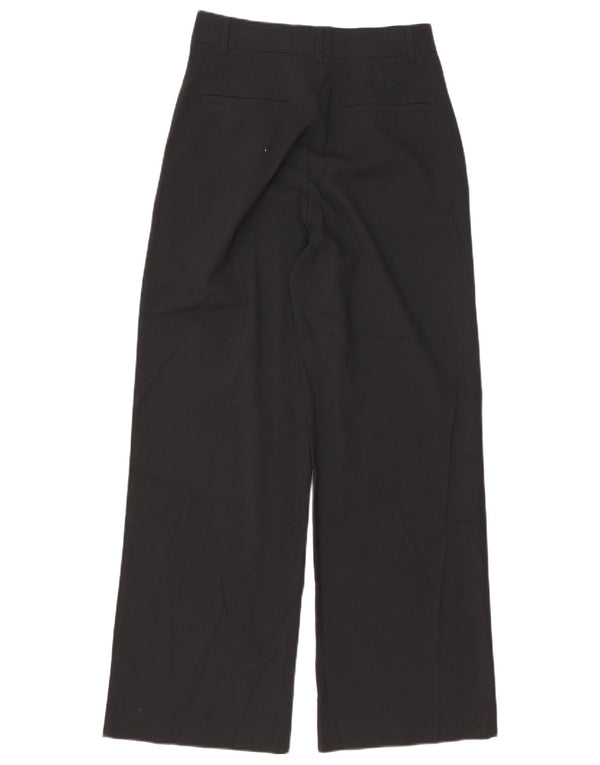 Marks & Spencer Γυναικείο Wide Leg Casual Παντελόνι XS W24 L31 Μαύρο