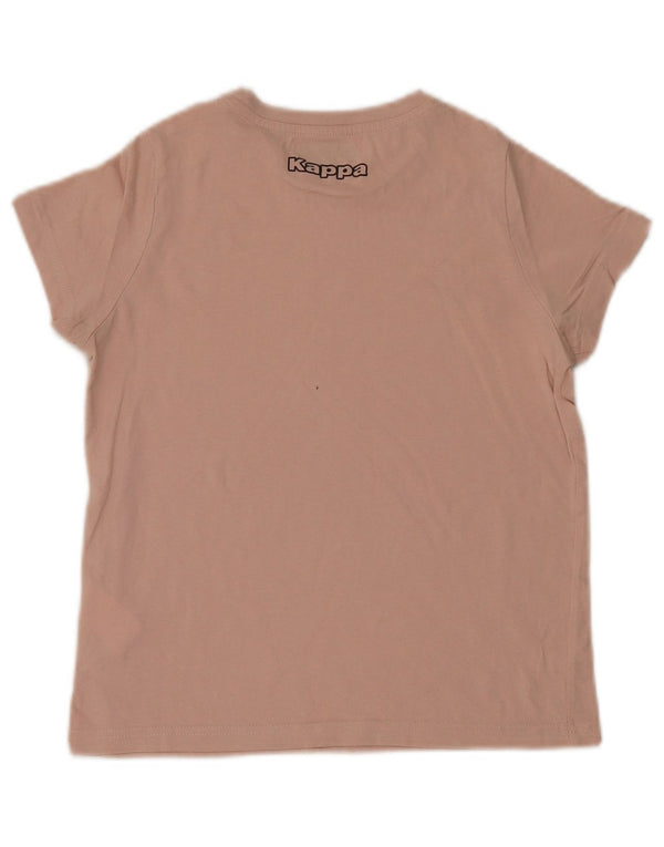 Kappa Γυναικείο T-Shirt Top UK 6 XS Pink Cotton