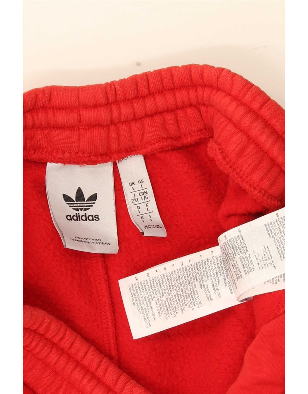 Ανδρικό αθλητικό σορτς Adidas μεγάλο κόκκινο βαμβακερό