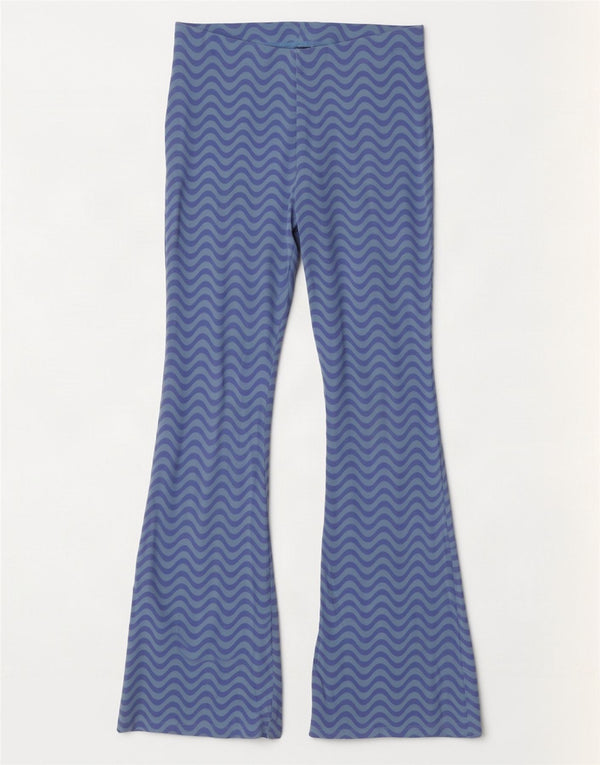 Marks & Spencer Girls Flare κολάν 13-14 ετών Blue Chevron Cotton