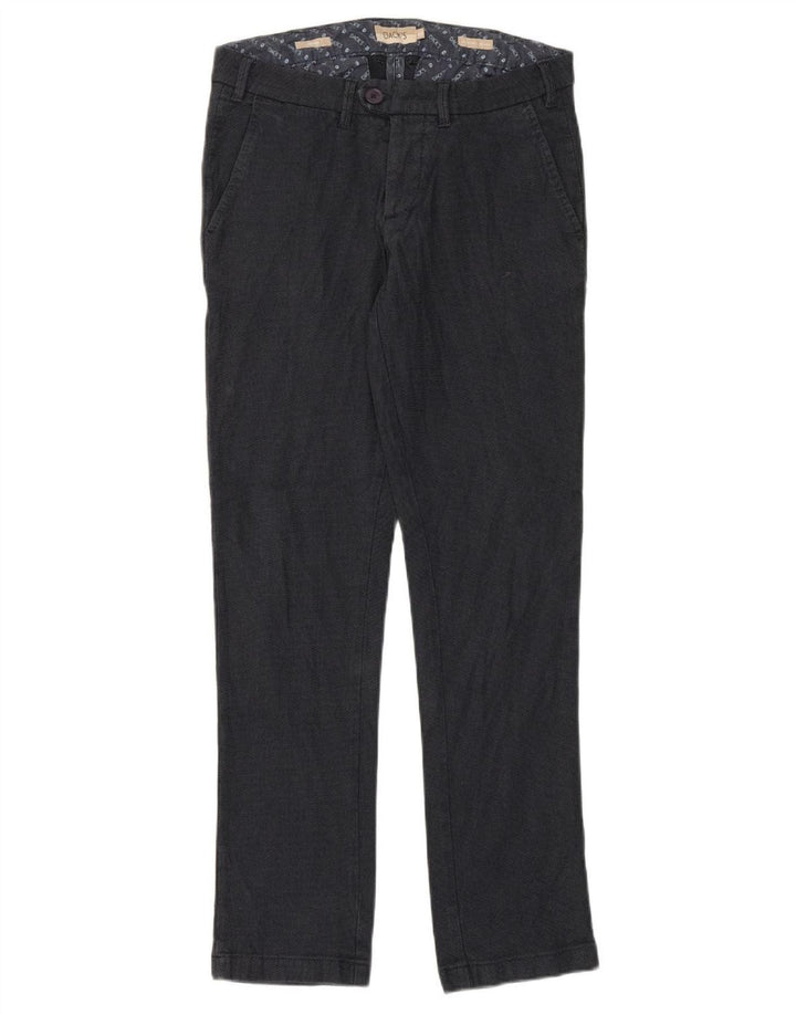 Ανδρικό παντελόνι Chino Dack's Slim IT 48 Medium W32 L32 Μαύρο βαμβακερό