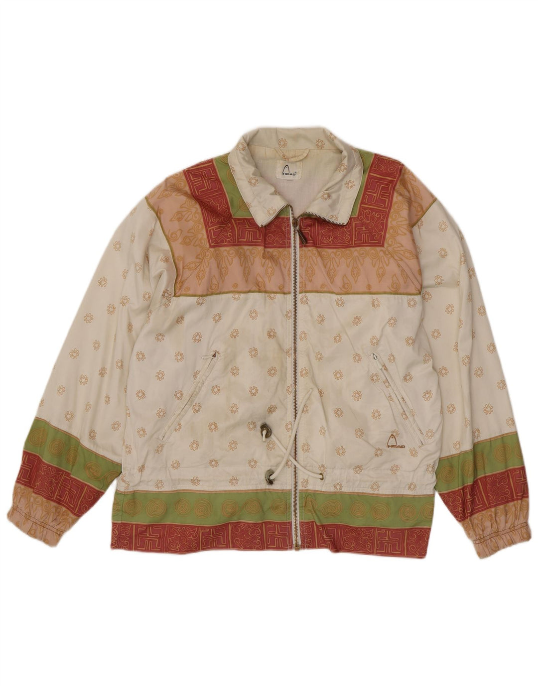 HEAD Γυναικείο Bomber Jacket UK 20 2XL White Floral