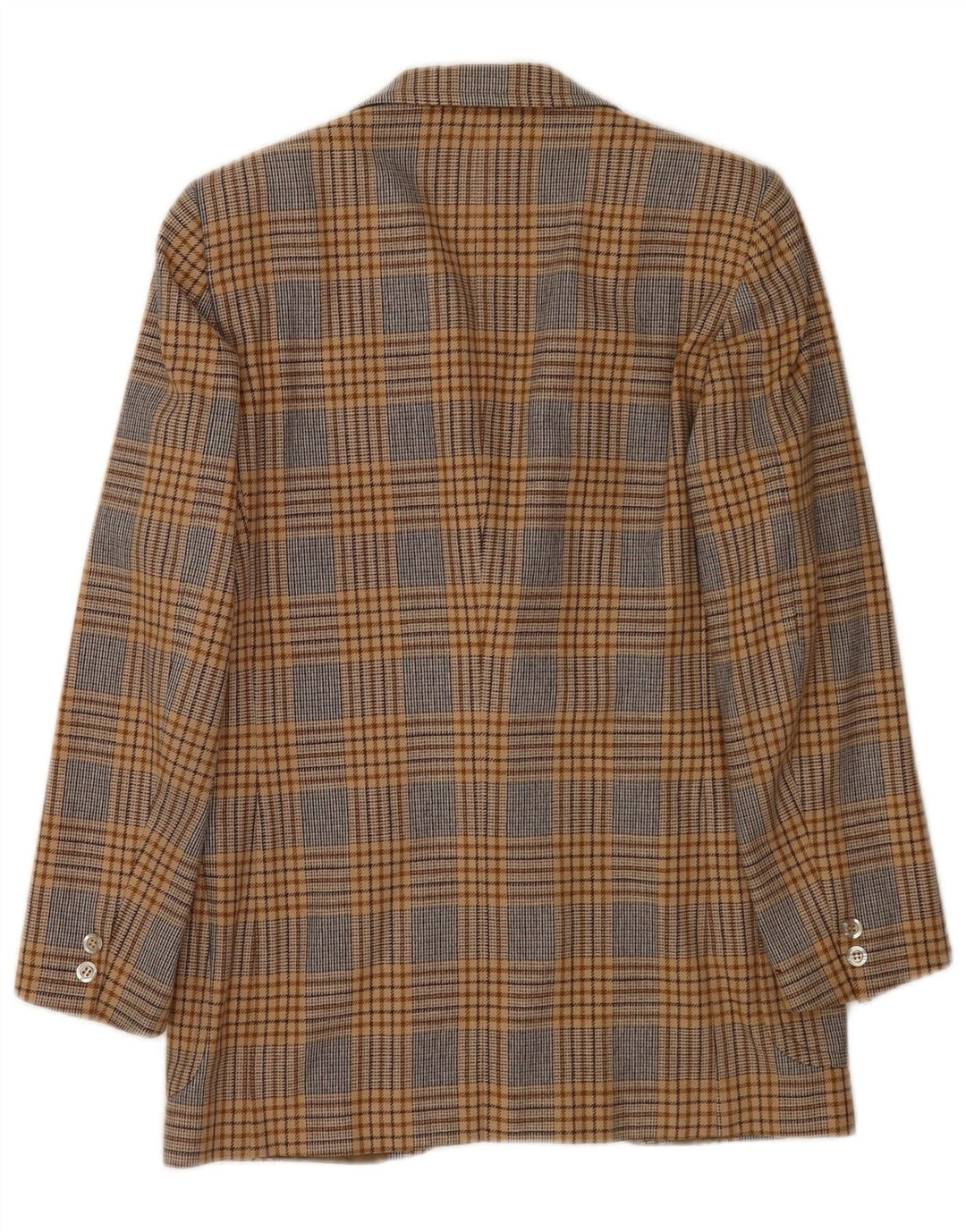 Vintage Ανδρικό σακάκι με 2 κουμπιά σακάκι UK 36 Small Brown Houndstooth