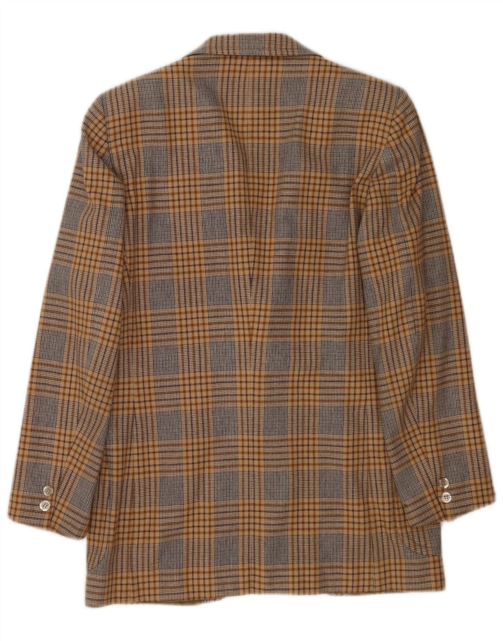 Vintage Ανδρικό σακάκι με 2 κουμπιά σακάκι UK 36 Small Brown Houndstooth