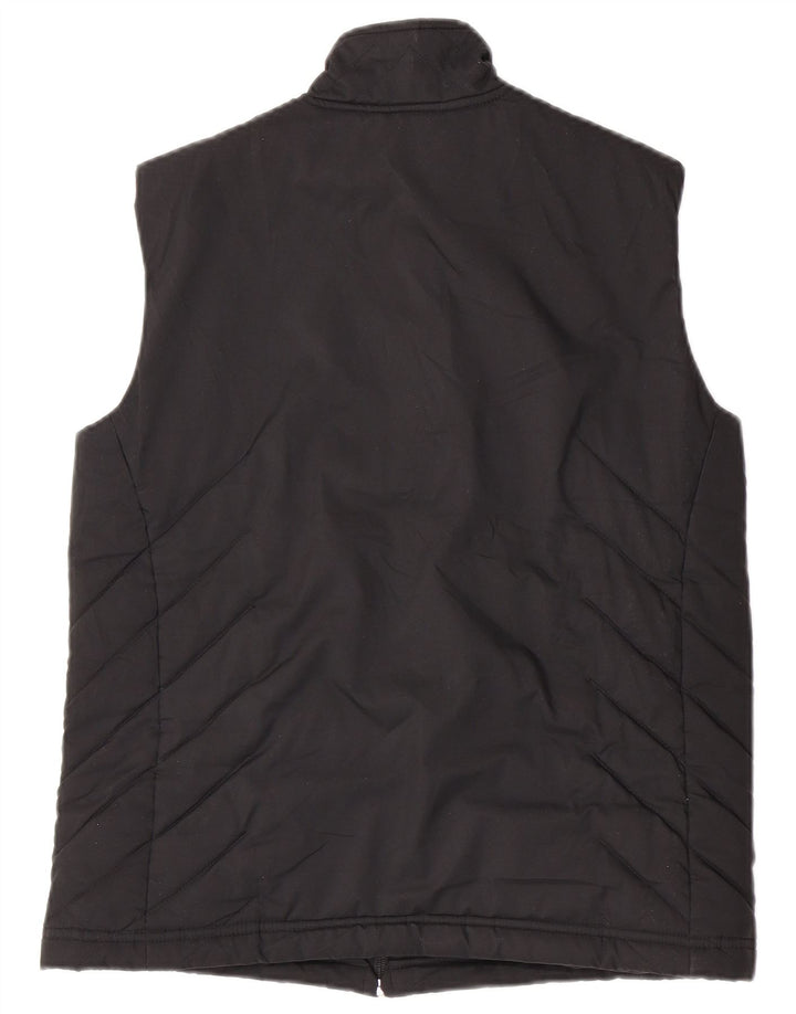 Adidas Γυναικεία padded Gilet UK 12 Medium Black Polyester