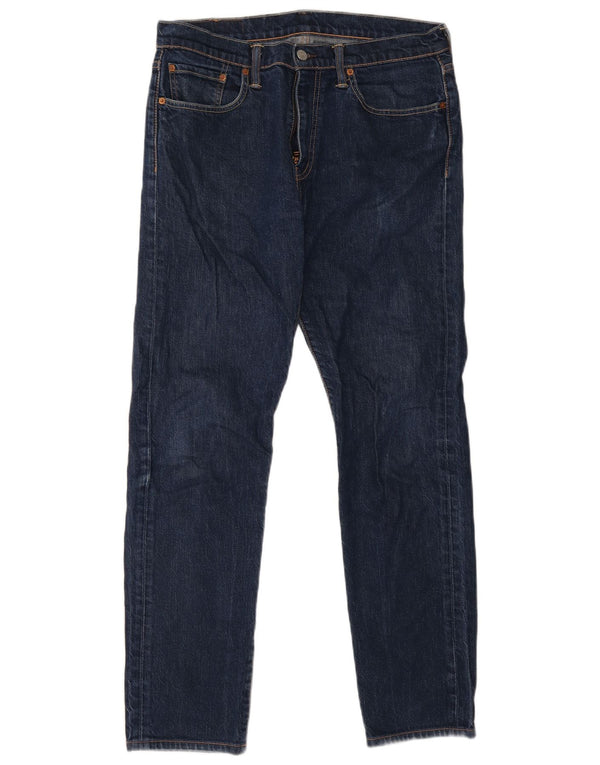 Levi's Mens 502 Tapered Jeans W32 L30 Blue Cotton