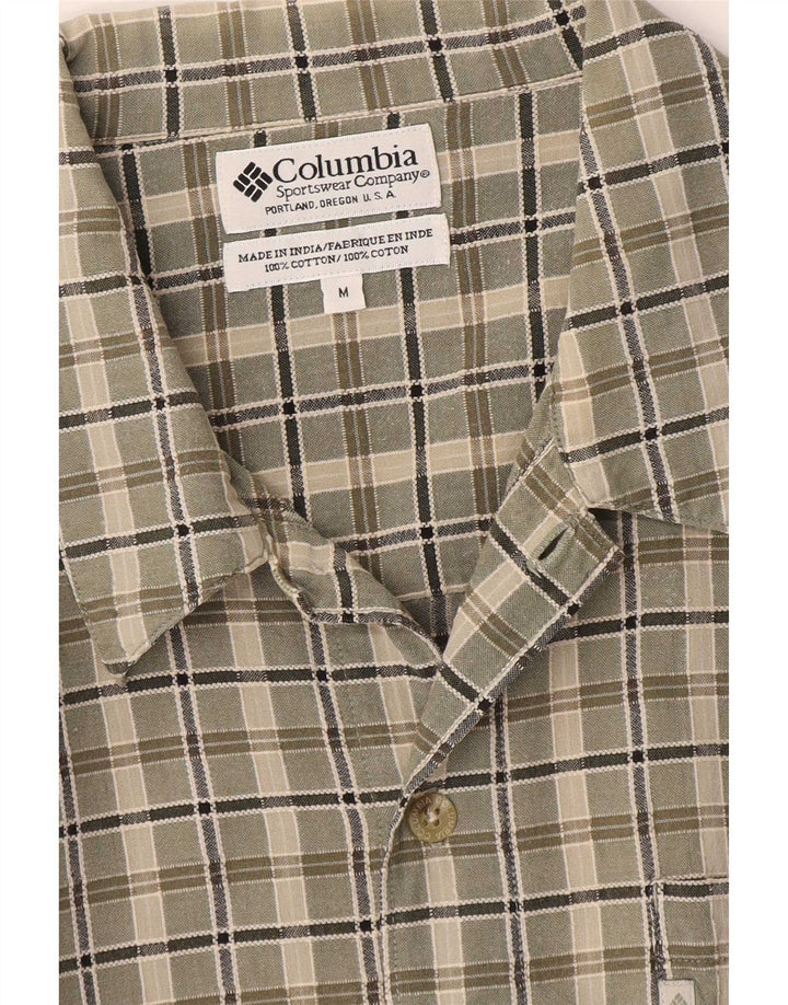 Ανδρικό κοντομάνικο πουκάμισο Columbia, μεσαίο χακί βαμβακερό