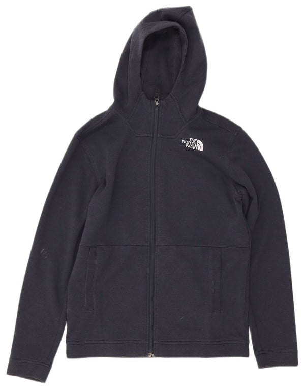 THE NORTH FACE Boys πουλόβερ με κουκούλα με φερμουάρ 13-14 ετών XL Navy Blue Polyester