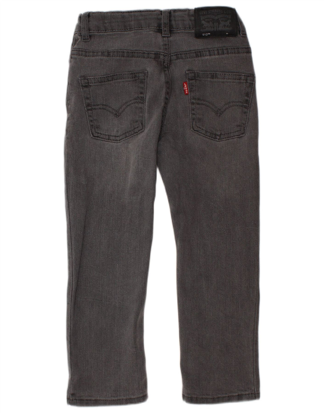 LEVI'S Boys 512 Slim Tapered Jeans 3-4 ετών W20 L16 Γκρι βαμβακερό