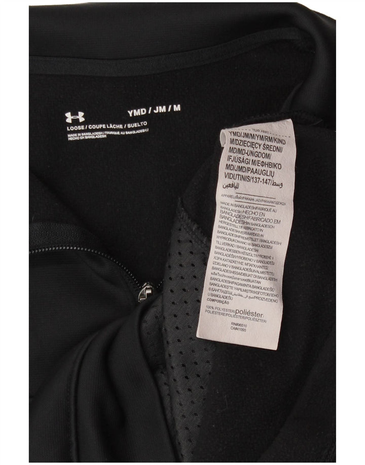 Under Armour Boys Φούτερ με φερμουάρ 9-10 ετών Μεσαίο μαύρο