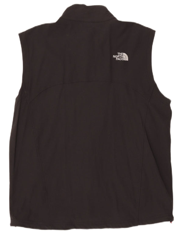 THE NORTH FACE Mens Sleeveless Tracksuit Top Jacket XL Black Nylon