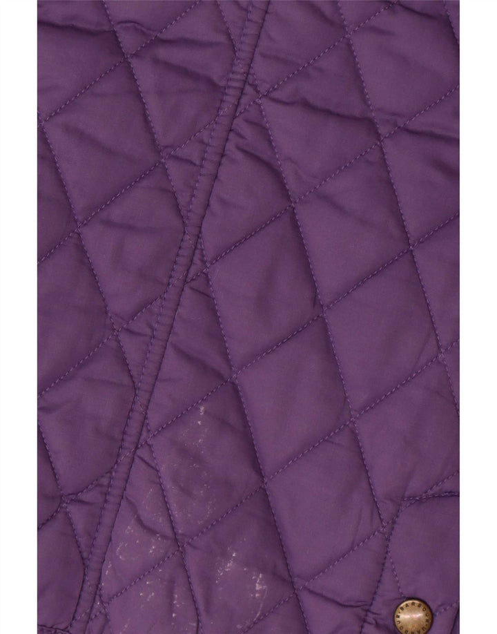 Γυναικείο καπιτονέ μπουφάν Barbour UK 12 Medium Purple Polyester