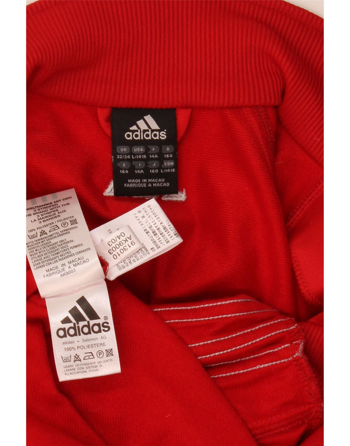 Adidas Boys αθλητική φόρμα 13-14 ετών Κόκκινο πολυεστέρα