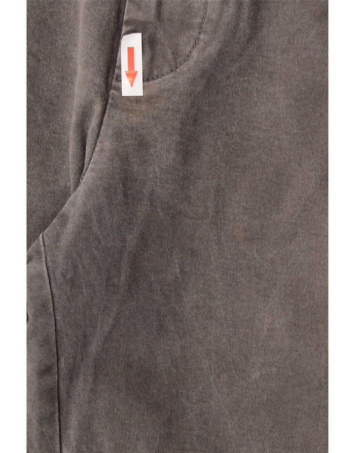 Marks & Spencer Ανδρικό παντελόνι Chino με κανονική εφαρμογή W34 L31 Γκρι βαμβακερό