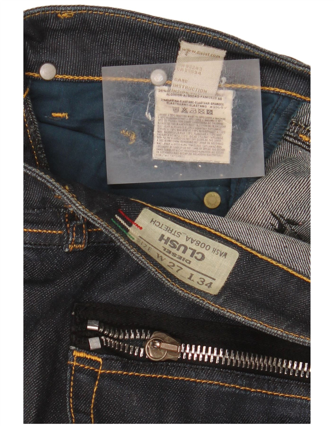 Diesel Γυναικείο Clush Slim Jeans W27 L28 Navy Blue Cotton