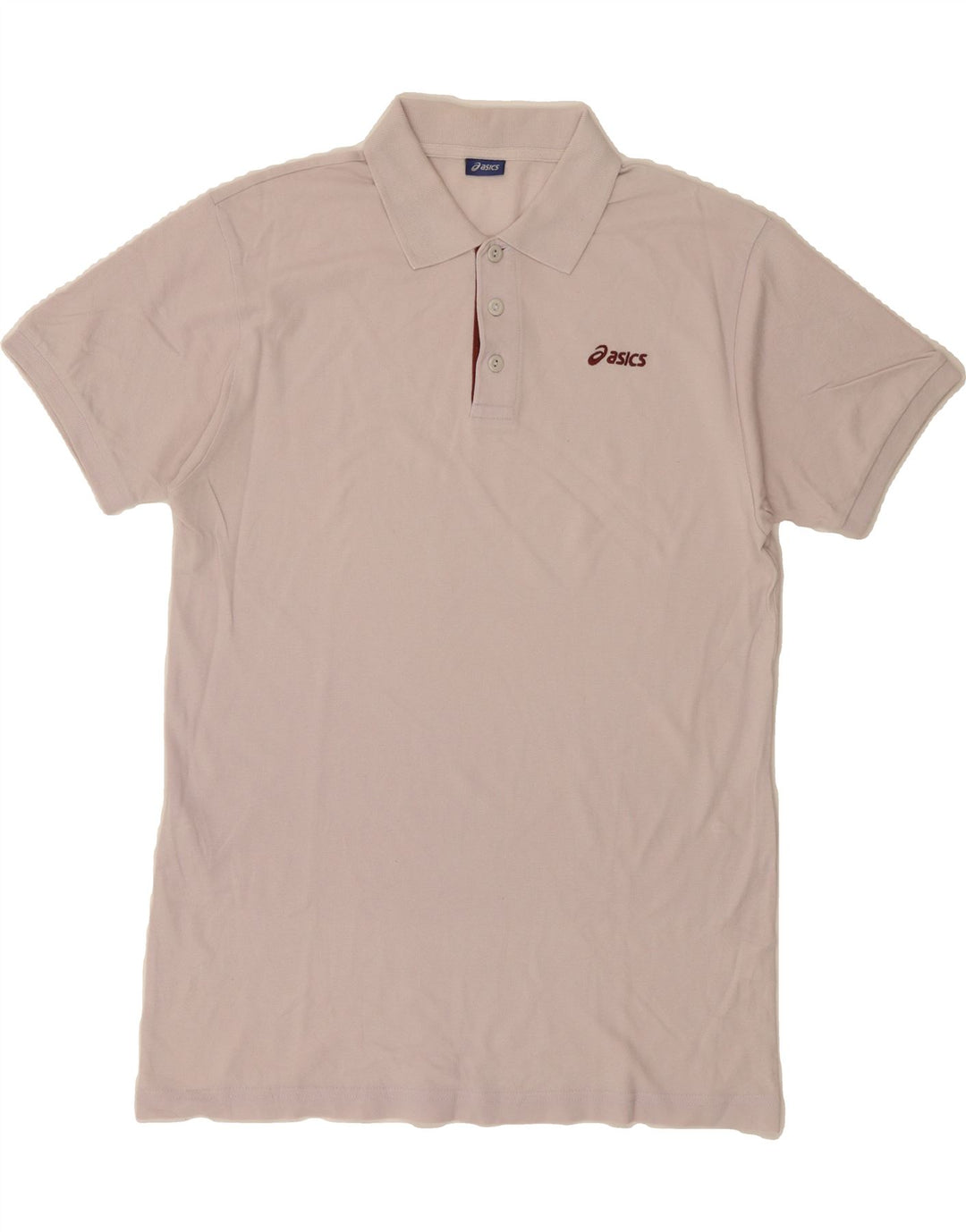 ASICS Mens Polo Shirt Large Pink Cotton Vintage Asics and Second-Hand Asics from Messina Hembry 
