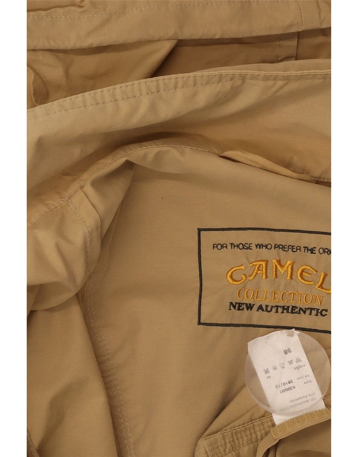 Camel Ανδρικό Μπουφάν Utility με Κουκούλα EU 58 2XL Μπεζ βαμβακερό