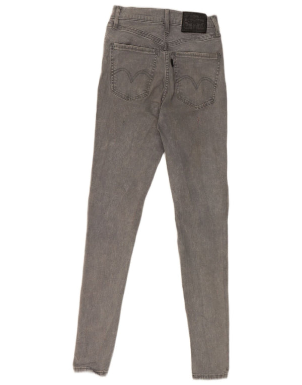 Γυναικείο τζιν Levi's Mile High Super Skinny W26 L30 Γκρι βαμβακερό