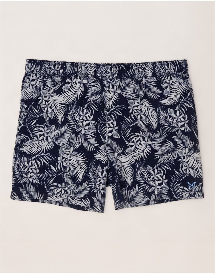 Ανδρικό σορτς κολύμβησης Crew Clothing Medium Navy Blue Floral