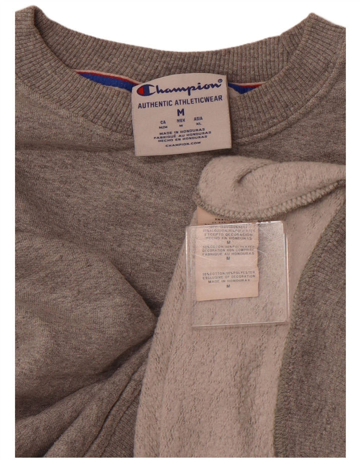 CHAMPION Γυναικεία γραφική φούτερ Jumper UK 14 Medium Grey Cotton