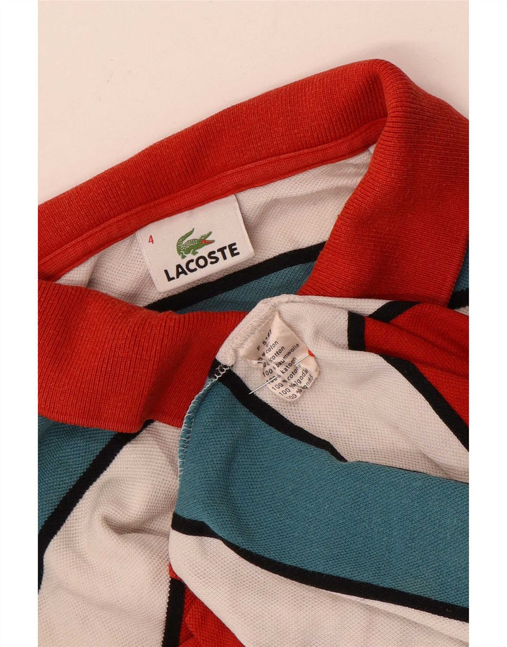 Ανδρικό πουκάμισο πόλο Lacoste Μέγεθος 4, Βαμβακερό μεσαίο πολύχρωμο ριγέ