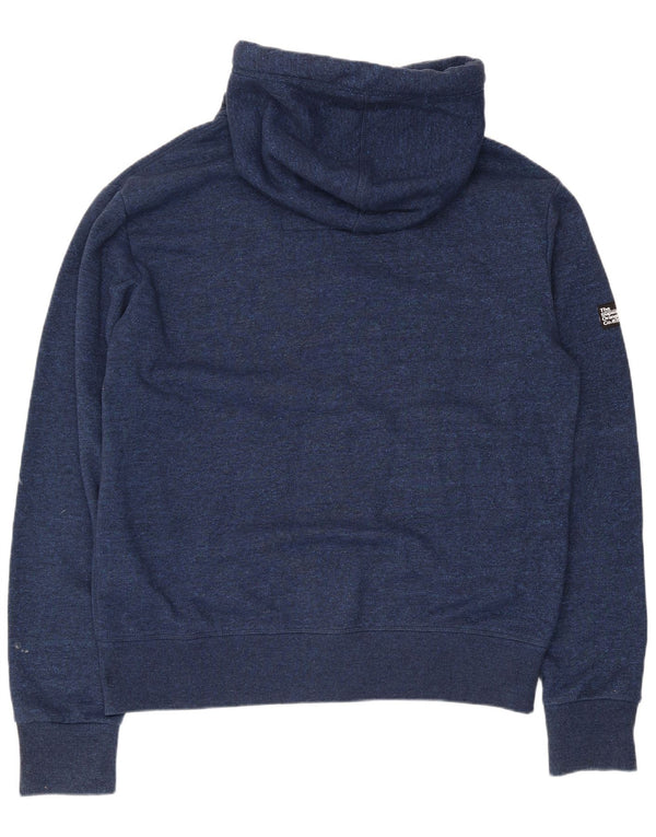 Ανδρικό πουλόβερ με κουκούλα με φερμουάρ Superdry 2XL Μπλε Βαμβακερό