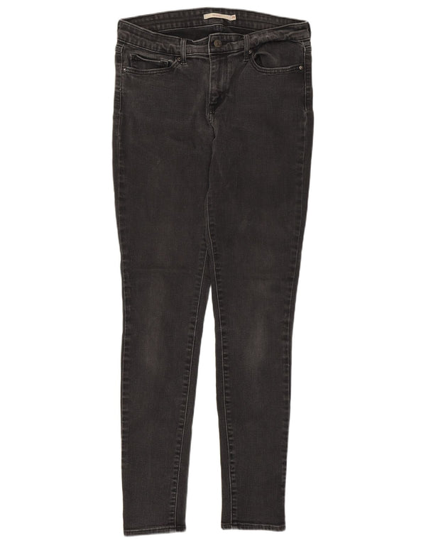 LEVI'S Γυναικείο 711 Skinny Jeans W29 L32 Γκρι βαμβακερό