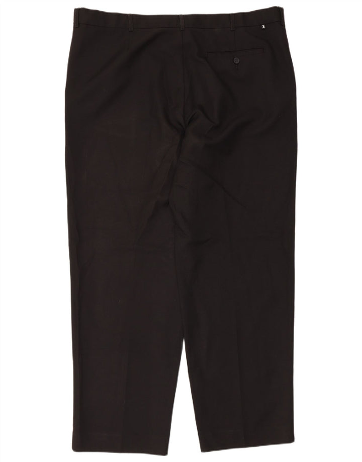 Farah Ανδρικό κωνικό παντελόνι Chino W42 L31 Μαύρο πολυεστέρα