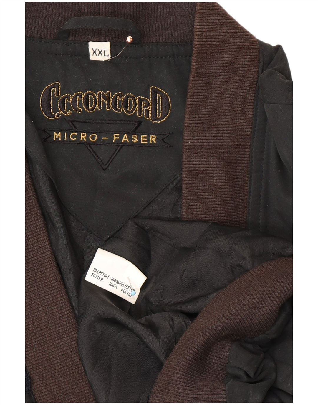 C.C.CONCORD Ανδρικό μπουφάν μπουφάν UK 44 2XL Μαύρο πολύχρωμο πολυεστέρα