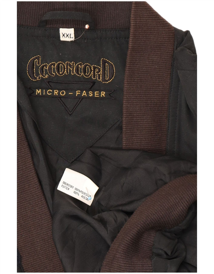 C.C.CONCORD Ανδρικό μπουφάν μπουφάν UK 44 2XL Μαύρο πολύχρωμο πολυεστέρα