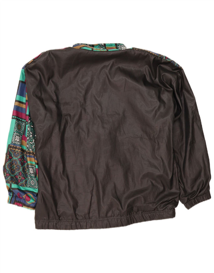 Ανδρική φόρμα Vintage Top Jacket Μεγάλο μαύρο χρώμα, βαμβακερό