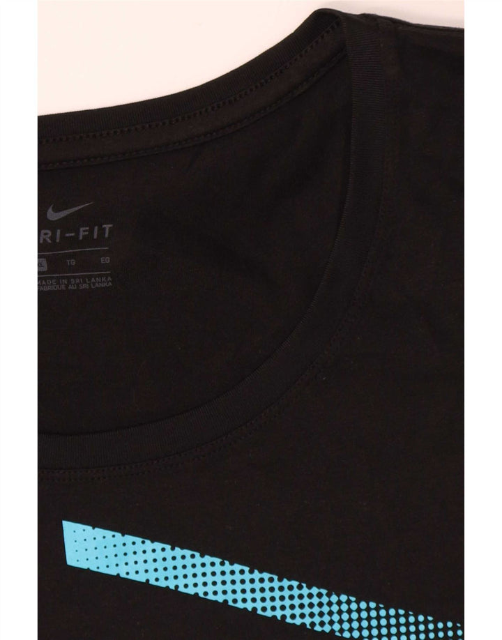 Ανδρικό γραφικό μπλουζάκι Nike Dri Fit τοπ XL μαύρο