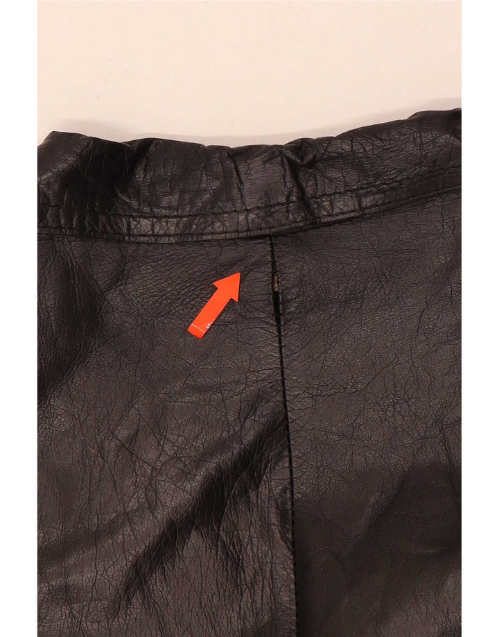 Maxime Γυναικείο Δερμάτινο Μπουφάν UK 14 Medium Μαύρο