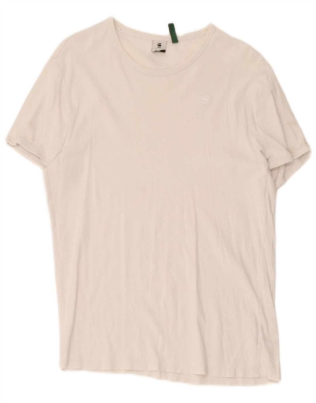 Ανδρικό T-Shirt G-Star Top 2XL Λευκό βαμβακερό