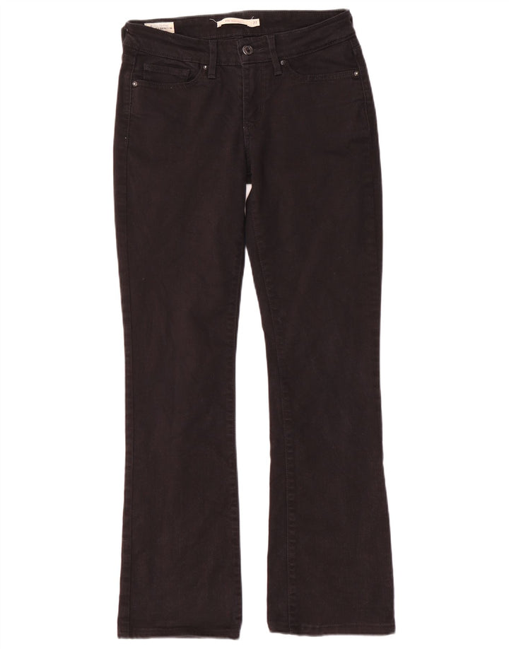 Levi's Womens 715 Bootcut Jeans W27 L28 Μαύρο