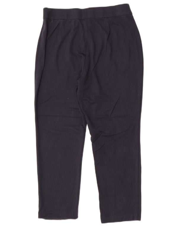 Marks & Spencer Γυναικείο Cropped Παντελόνι UK 14 Medium W30 L25 Navy Blue