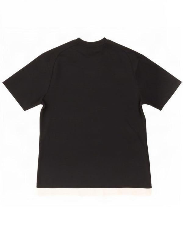 Adidas Ανδρικό T-Shirt Climalite Top Large Black Colourblock Πολυεστέρας