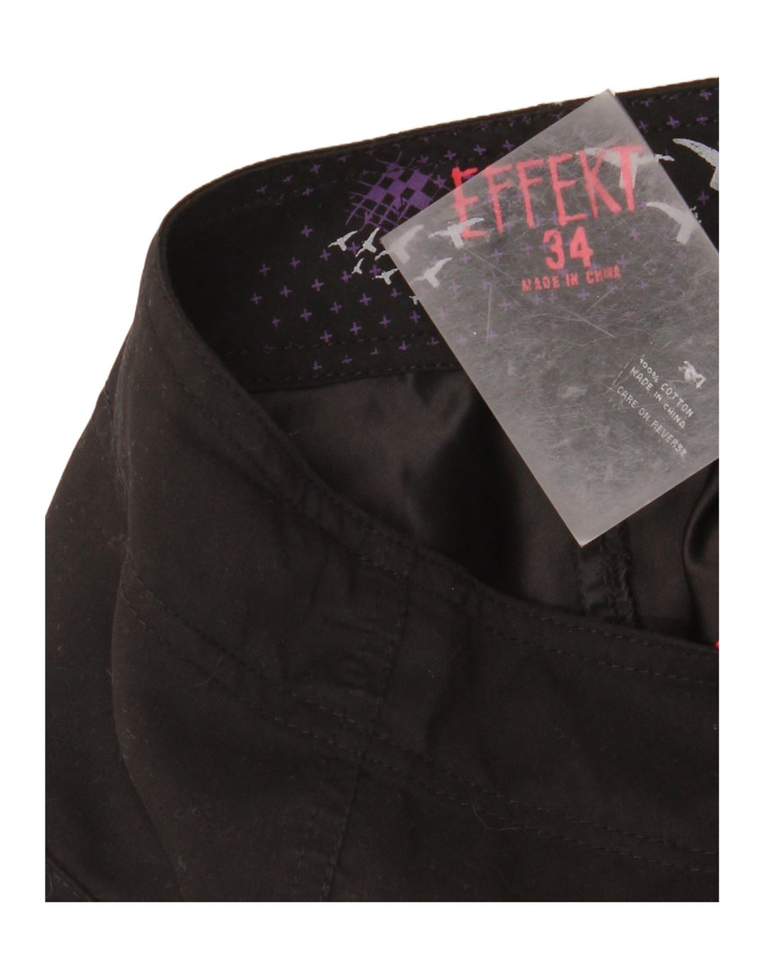 Ανδρικό γραφικό σορτς κολύμβησης EFFEKT μεγάλο πολύχρωμο βαμβακερό ριγέ