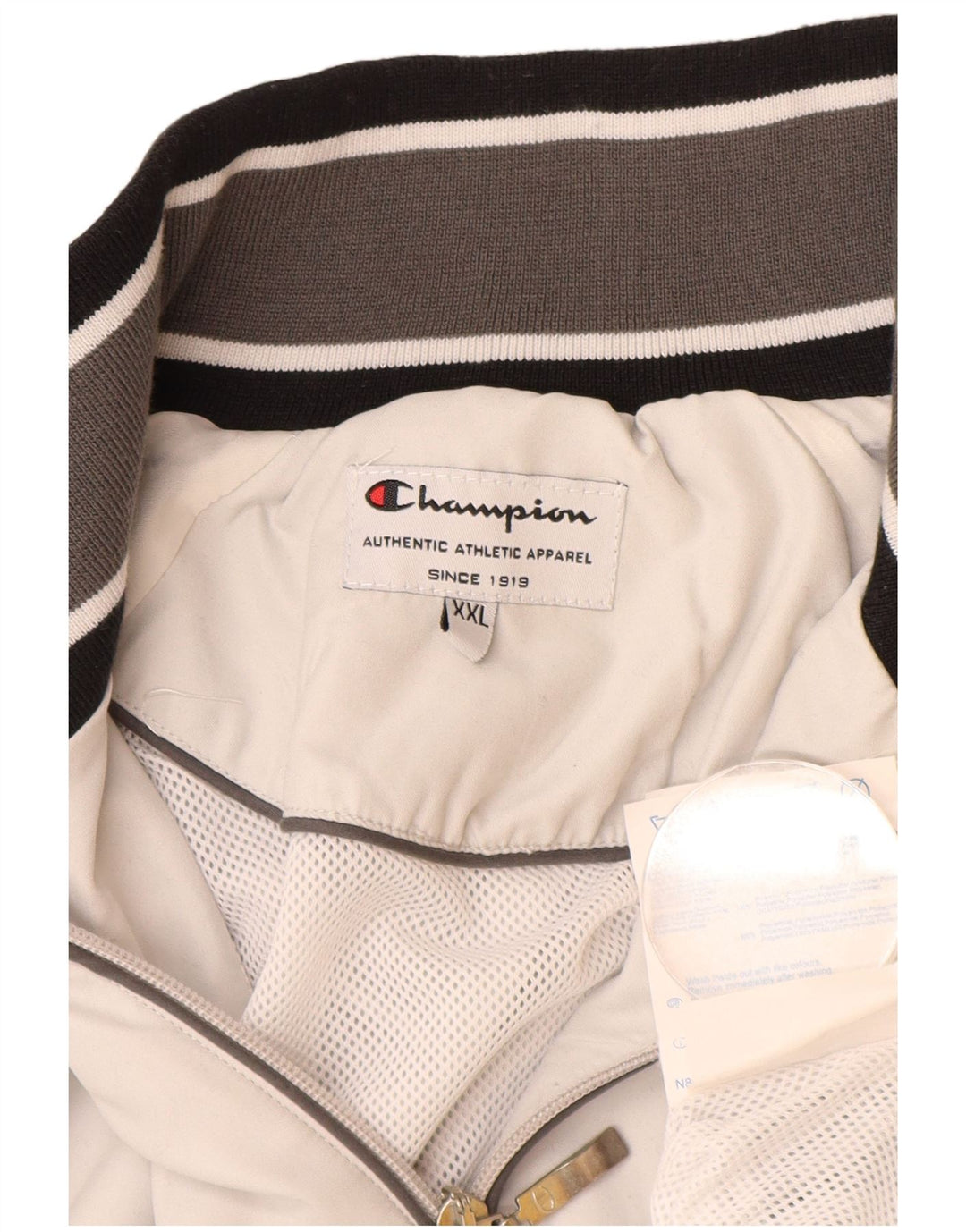 Ανδρική φόρμα CHAMPION Top Jacket 2XL White Colourblock Polyester
