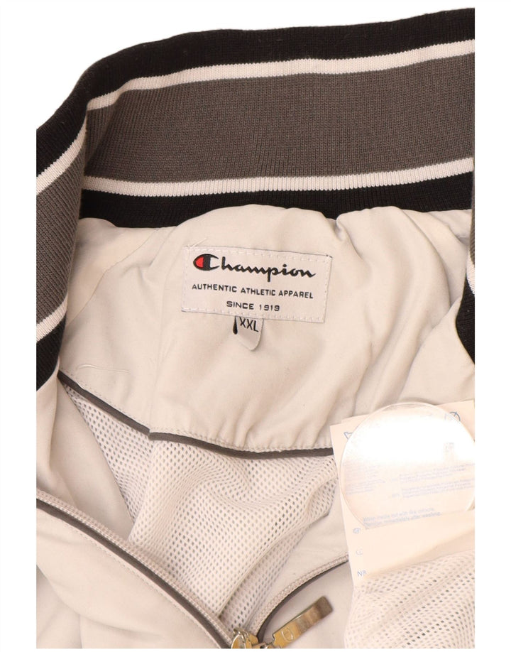Ανδρική φόρμα CHAMPION Top Jacket 2XL White Colourblock Polyester