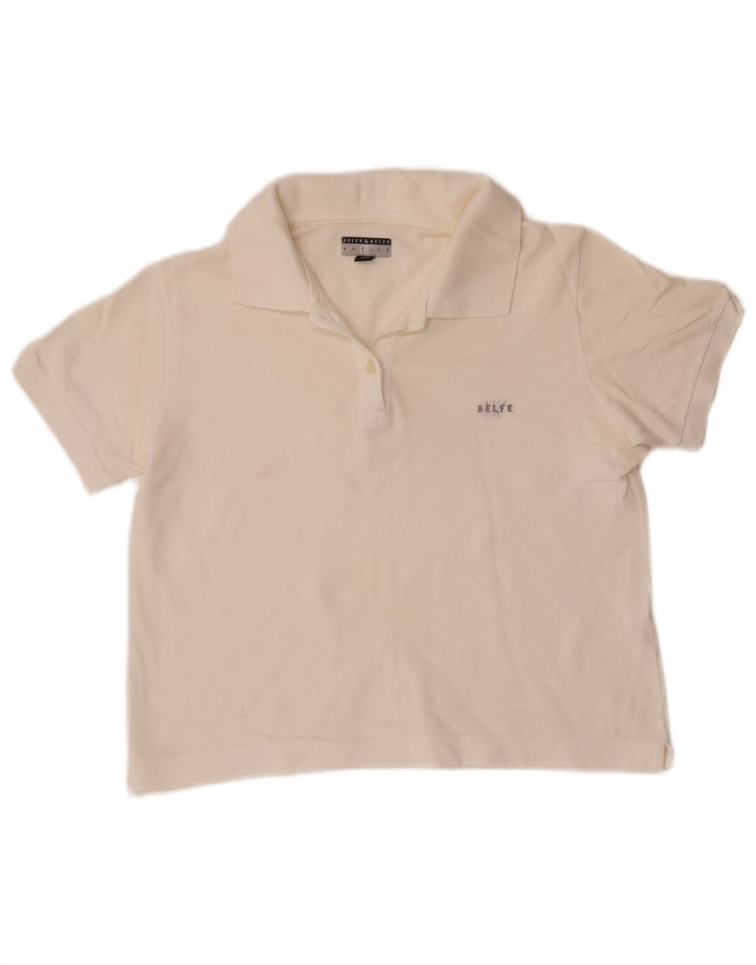 Γυναικείο πουκάμισο Crop Polo Belfe & Belfe IT 46 Μεγάλο λευκό βαμβακερό