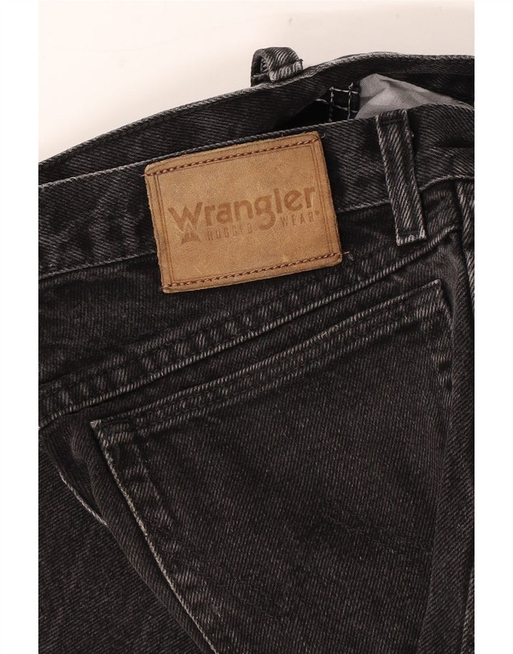 Ανδρικό τζιν Wrangler ίσιο W28 L29 Μαύρο