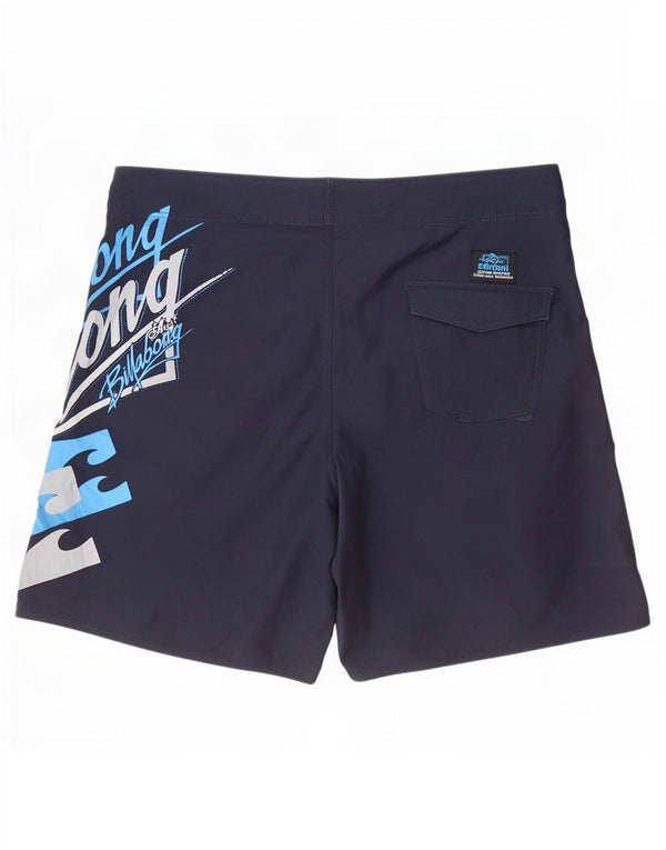 Ανδρικό γραφικό σορτς κολύμβησης Billabong XL Navy Blue Polyester