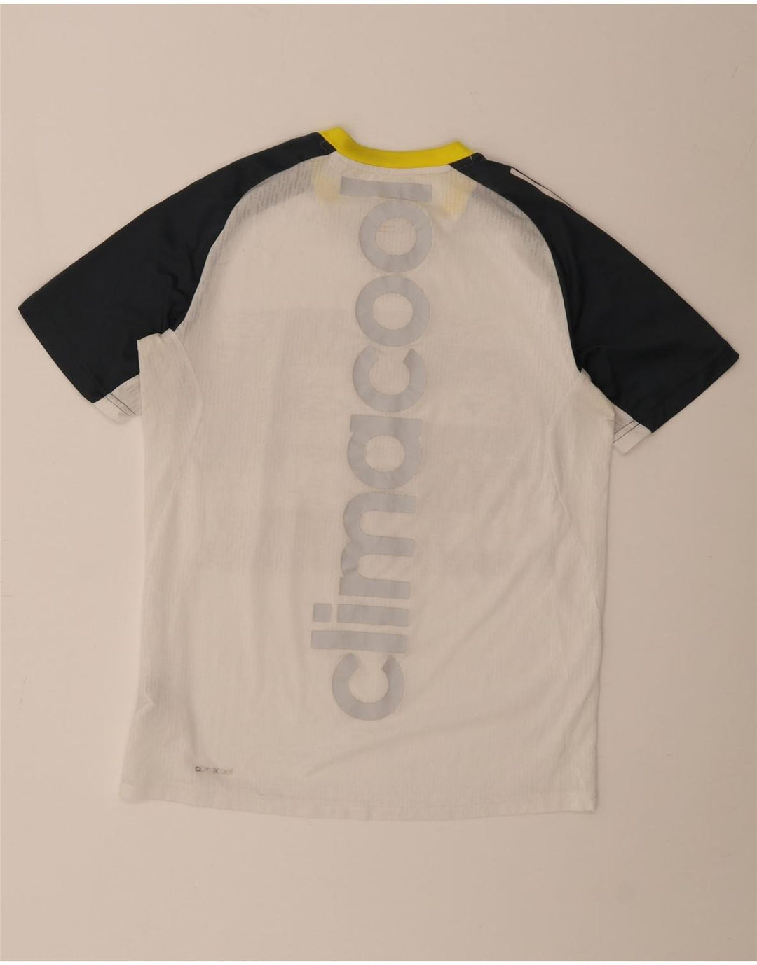 Ανδρικό γραφικό μπλουζάκι Adidas Climacool Top Medium White Colourblock