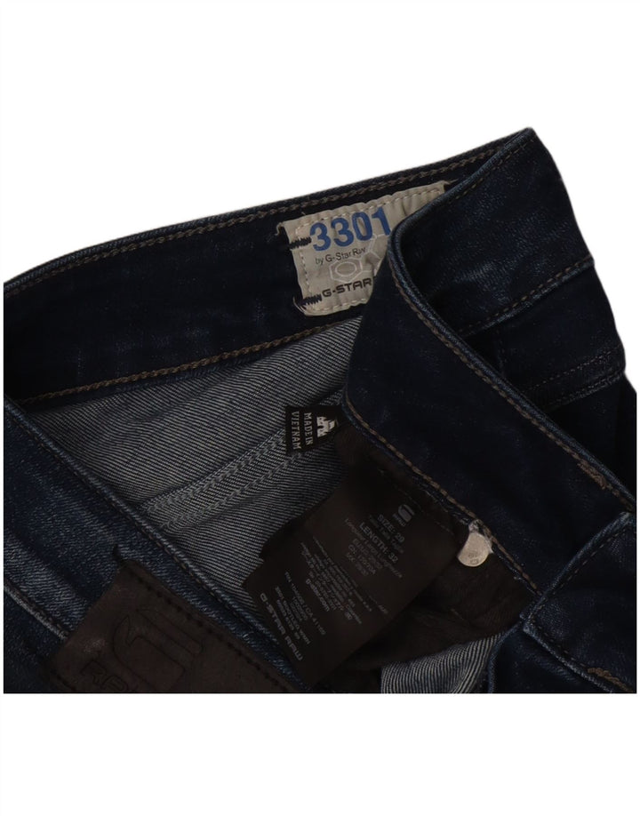 G-Star Γυναικείο τζιν 3301 Flared W29 L32 Navy Blue Cotton