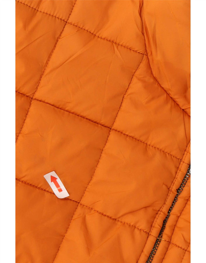 Zara Ανδρικό μπουφάν με επένδυση UK 38 Medium Orange Colourblock Polyester