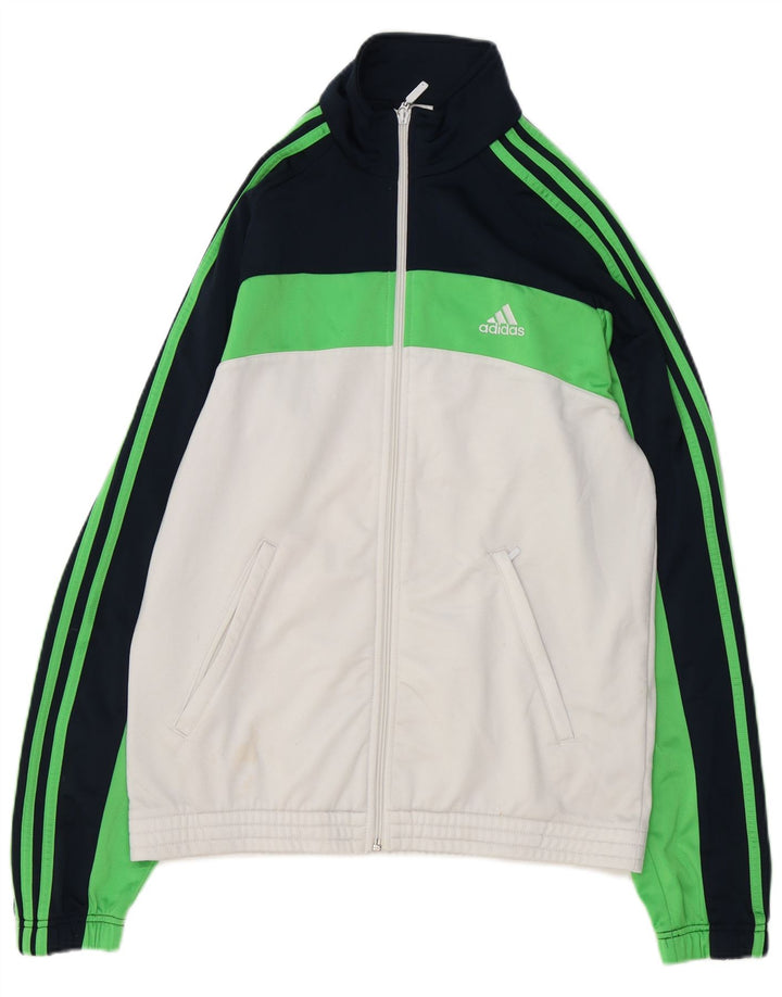 Ανδρική φόρμα ADIDAS Top Jacket UK 40/42 Medium White Colourblock